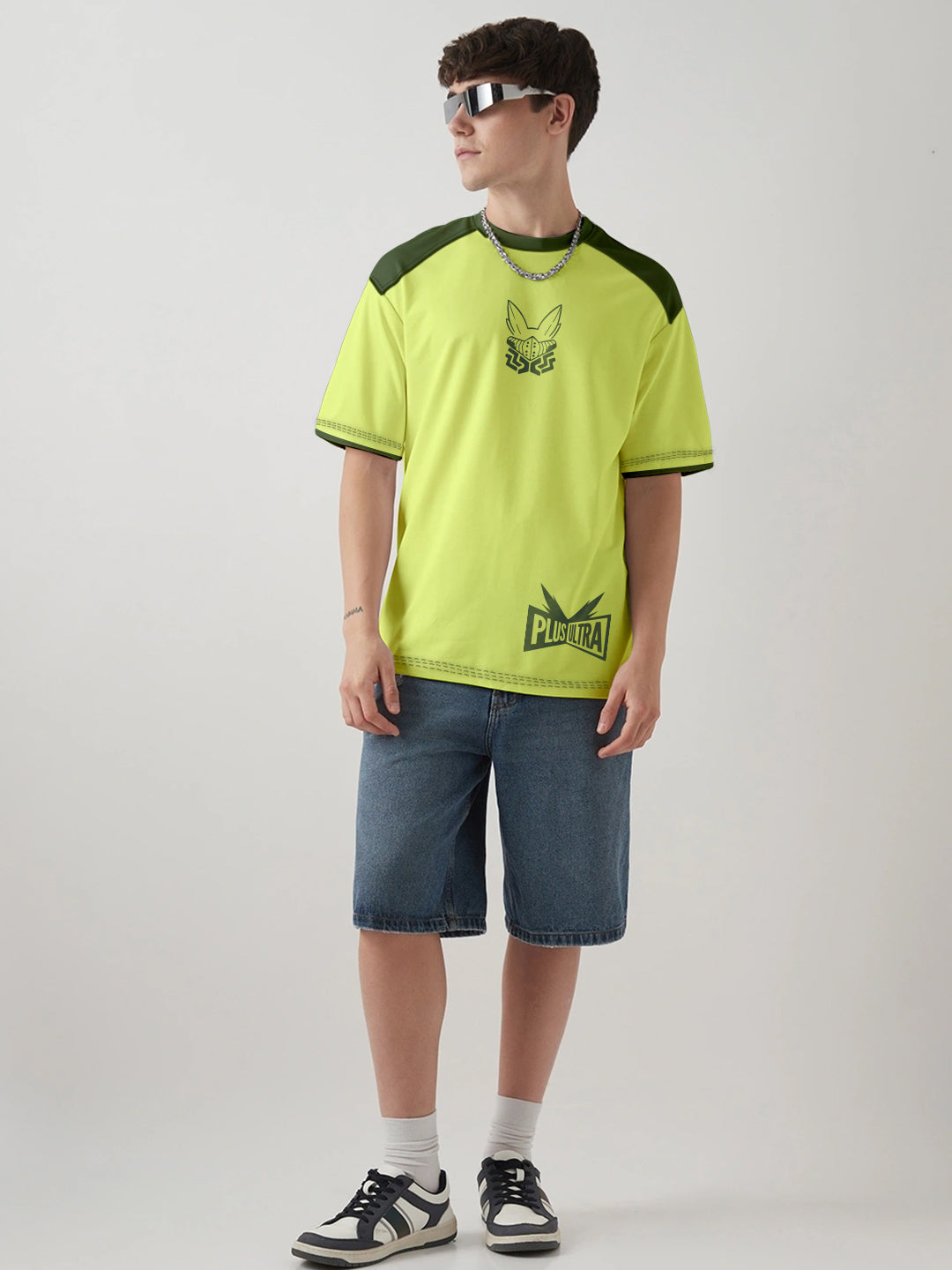 Rise of Deku Printed Anime Oversized T-Shirt - Multi Color