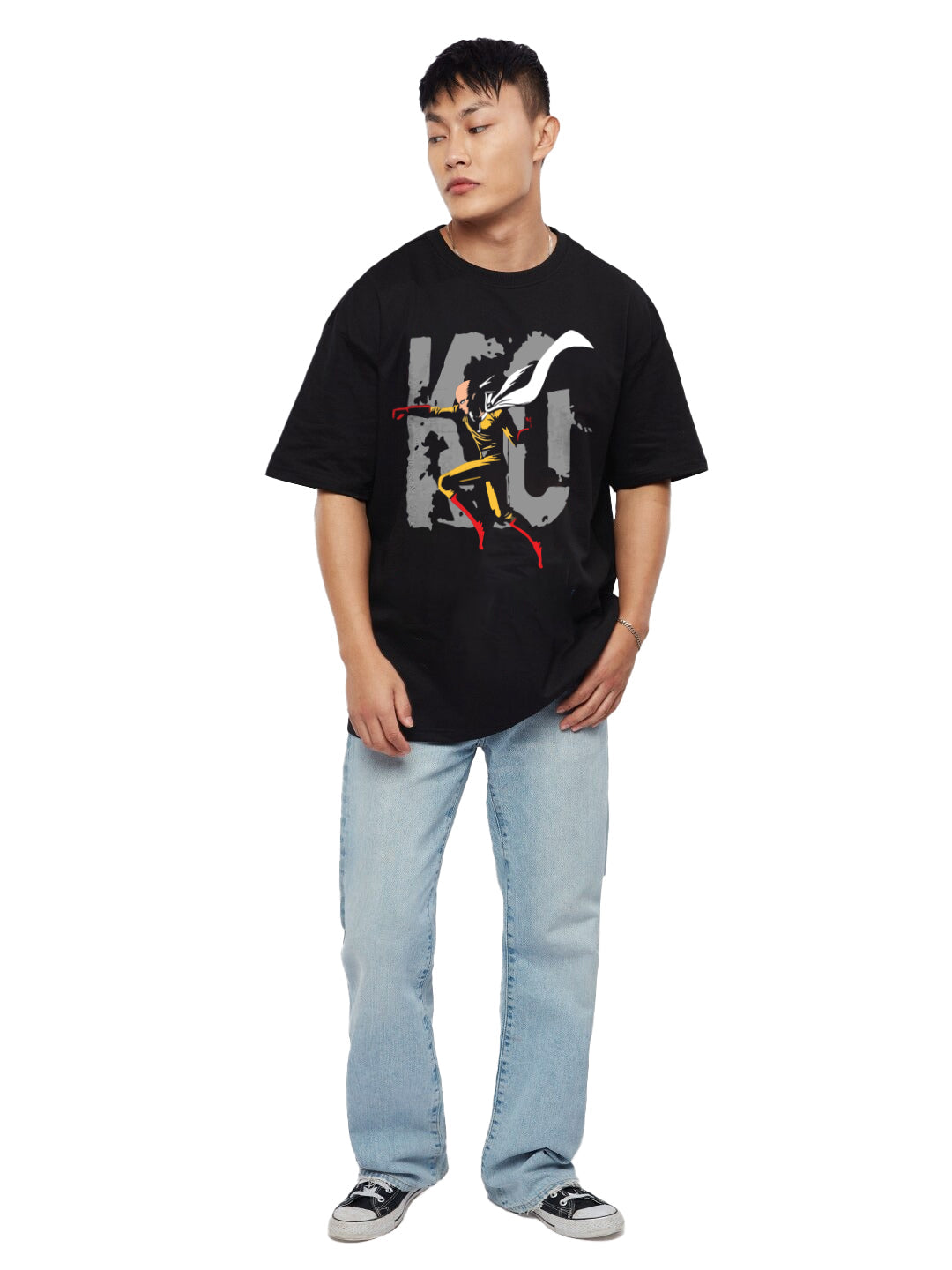 Saitama One Punch Man Oversized T-Shirt