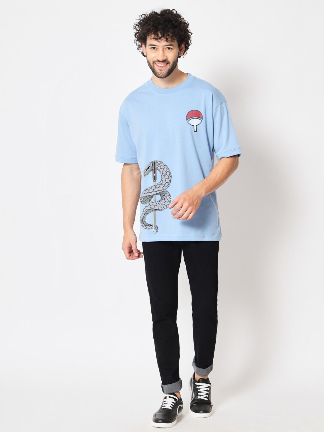 Sasuke Naruto Oversized T-Shirt